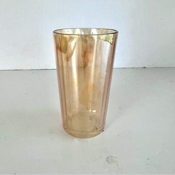 Vintage Mid-Century Peach Lusterware Drinking
Lemonade Glass x1 ONE - Picture 2 of 8